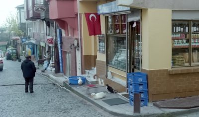 トルコの街の店舗