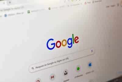 Googleのトップページ